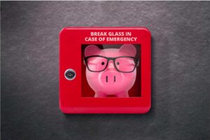 Break Glass to get to Piggy Bank